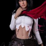 Mikasa Ackerman - Black Hair Anime Attack on Titan Sex Doll - 159cm/5ft2