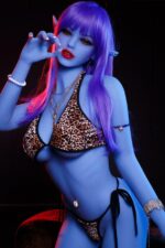 Mystique   Hyper Realistic Elf Blue Skin Sex Doll Full TPE