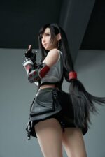 Tifa   Brunette Anime Sex Doll with Silicone Head - Image 5