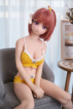 Isla – Anime Pink Hair Sex Doll With PVC Head - Image 5