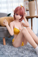 Isla – Anime Pink Hair Sex Doll With PVC Head - Image 2