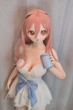 Zurie – Pink Hair Anime Sex Doll With PVC Head - Image 2