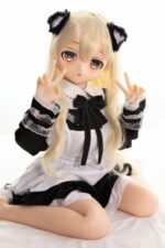 Ikumi   Blonde Anime Sex Doll with PVC Head - Image 4