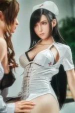 Tifa Lockhart   Final Fantasy Big Breast Sexy Nurse Anime Sex Doll - Image 5