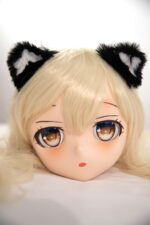 Ikumi   Blonde Anime Sex Doll with PVC Head - Image 6