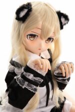 Ikumi   Blonde Anime Sex Doll with PVC Head - Image 3