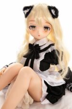 Ikumi   Blonde Anime Sex Doll with PVC Head - Image 2