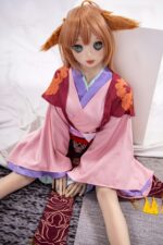 Tushan Susu – Small Breast Anime Sex Doll With PVC Head - Image 4