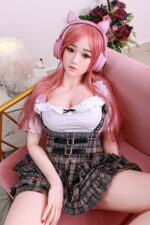 Belle Delphine   Pink Hair Celebrity Silicone Head Sex Doll - Image 3