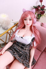 Belle Delphine   Pink Hair Celebrity Silicone Head Sex Doll - Image 6