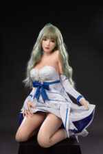 Fealty   Green Hair Lifelike Silicone Head Sex Doll - Image 5