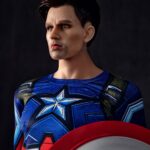 Captain America   Brave Male Sex Doll with Silicone Head