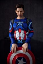 Captain America   Brave Male Sex Doll with Silicone Head - Image 3